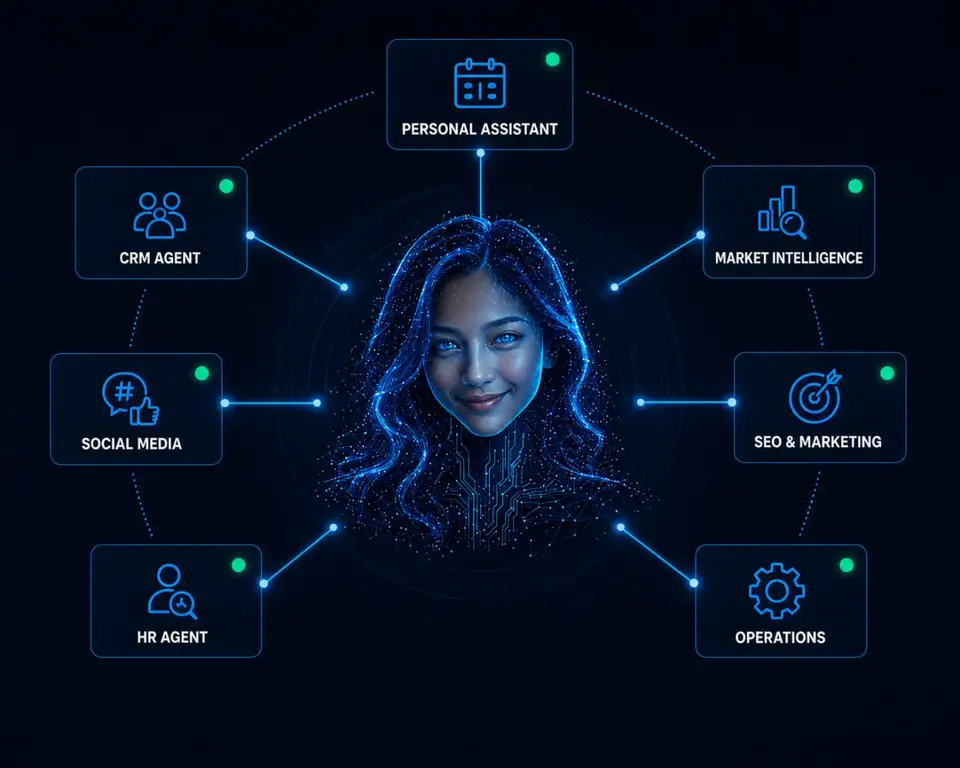 Nova Agent mengorkestrasi tujuh AI agent AI BOS