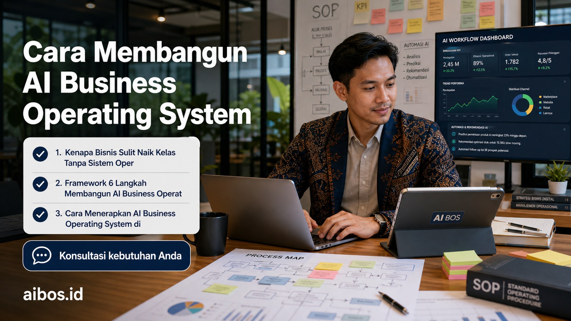 AI untuk bisnis - Cara Membangun AI Business Operating System