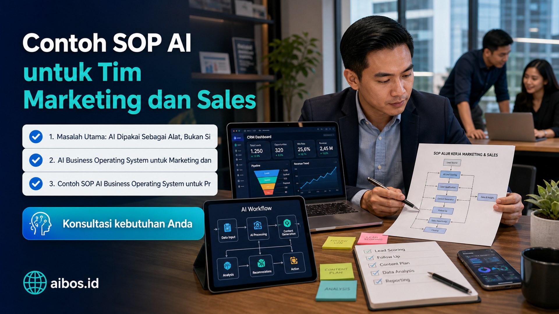 AI untuk bisnis - Contoh SOP AI untuk Tim Marketing dan Sales