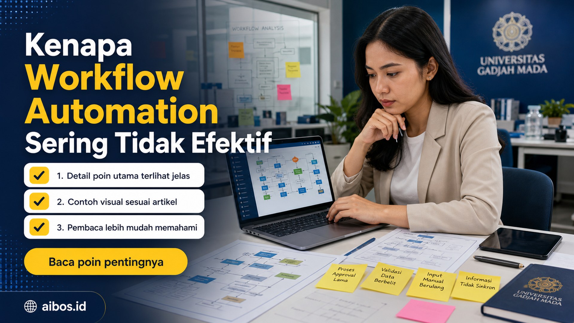 Ilustrasi AI untuk bisnis - Kenapa Workflow Automation Sering Tidak Efektif