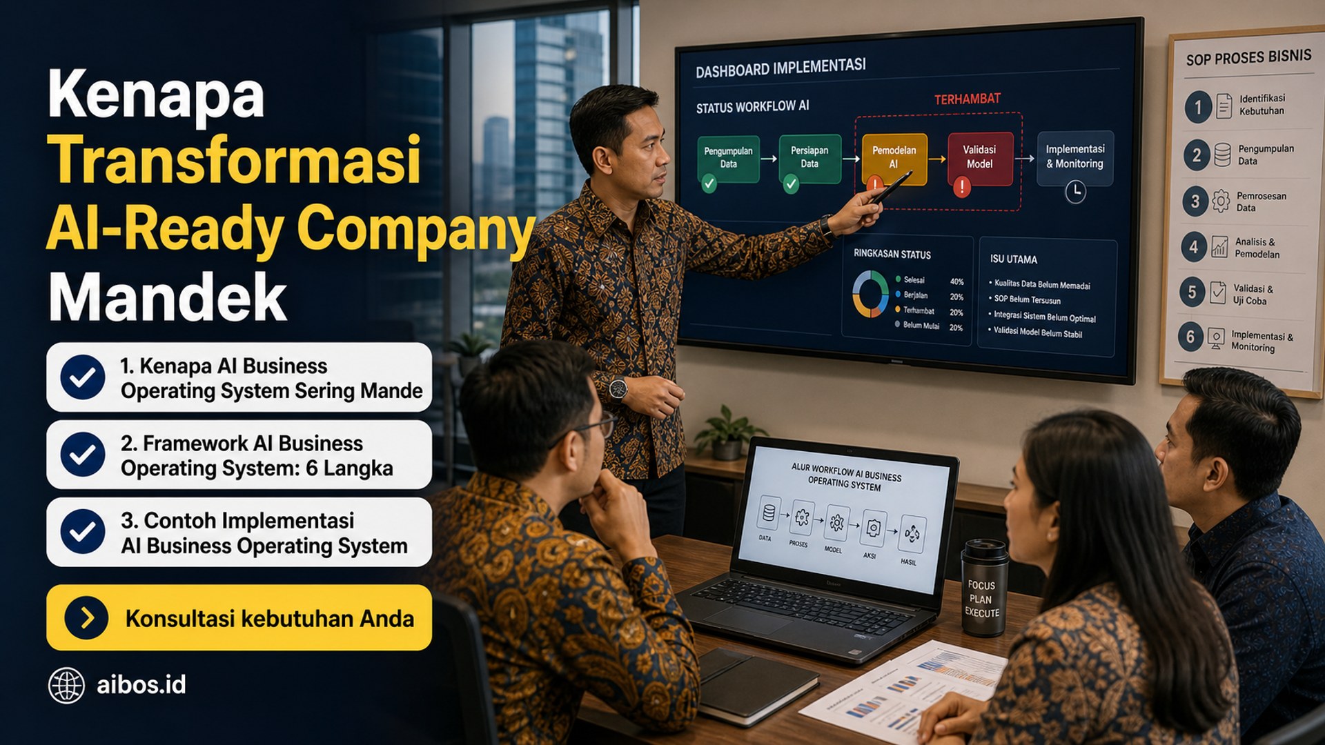 AI untuk bisnis - Kenapa Transformasi AI-Ready Company Mandek