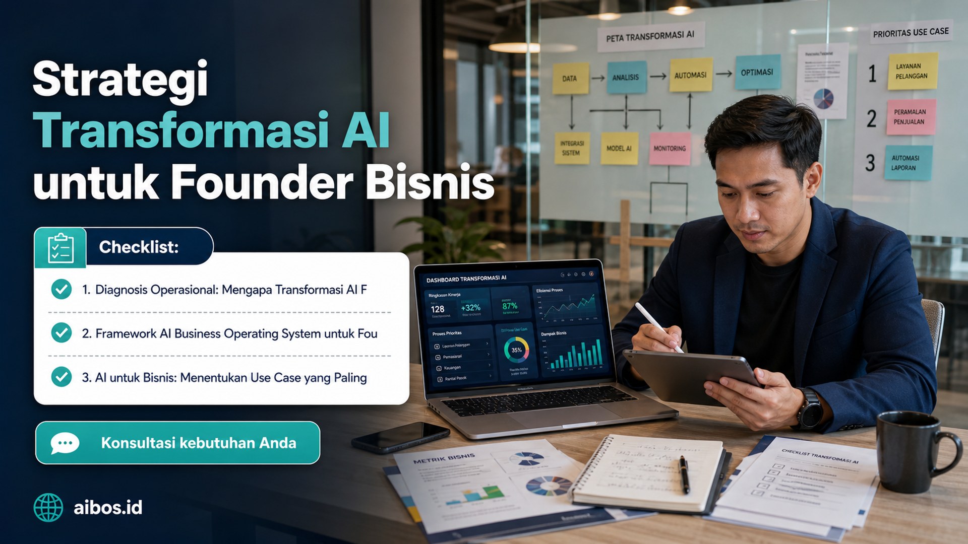 AI untuk bisnis - Strategi Transformasi AI untuk Founder Bisnis