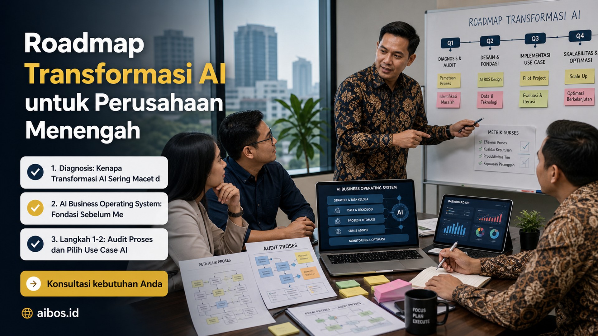 AI untuk bisnis - Roadmap Transformasi AI untuk Perusahaan Menengah