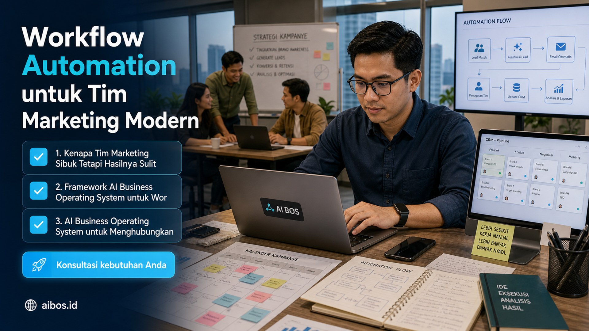 AI untuk bisnis - Workflow Automation untuk Tim Marketing Modern