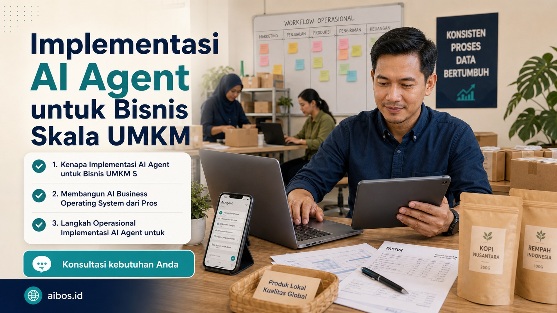 AI untuk bisnis - Implementasi AI Agent untuk Bisnis Skala UMKM