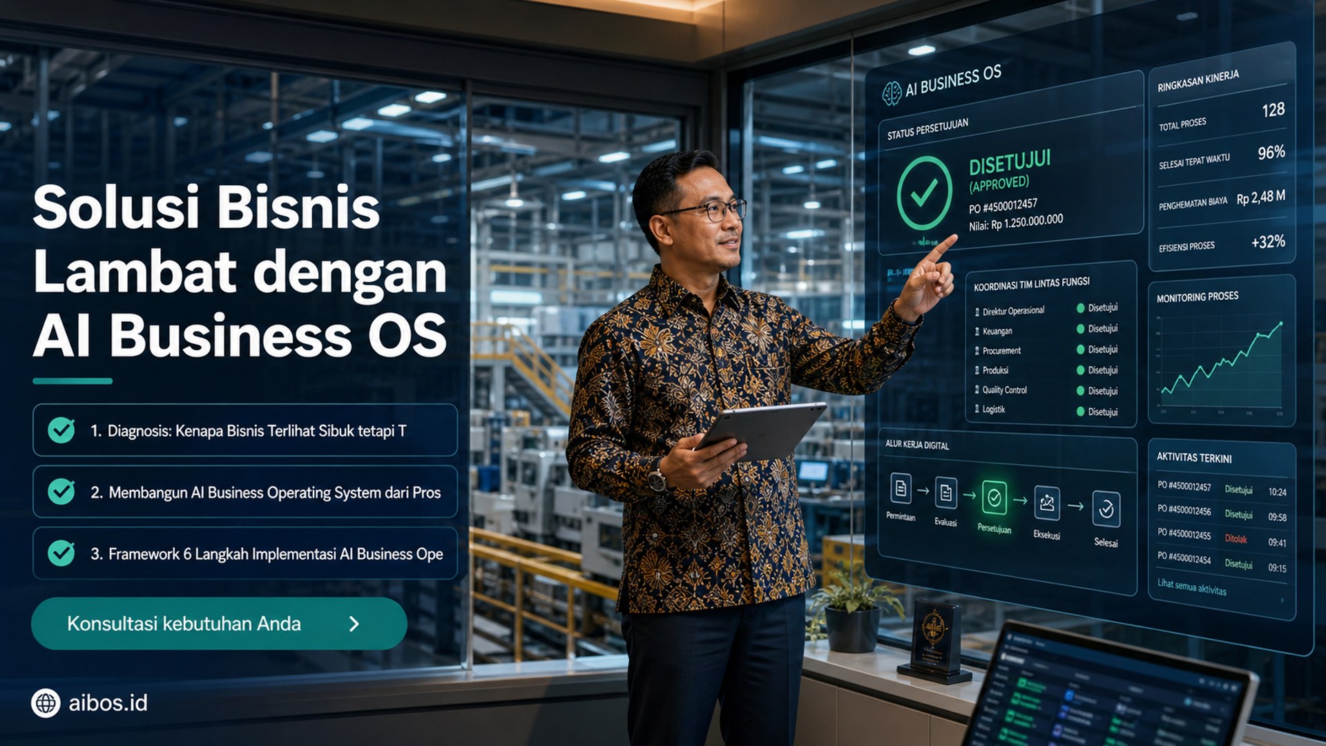 AI untuk bisnis - Solusi Bisnis Lambat dengan AI Business OS