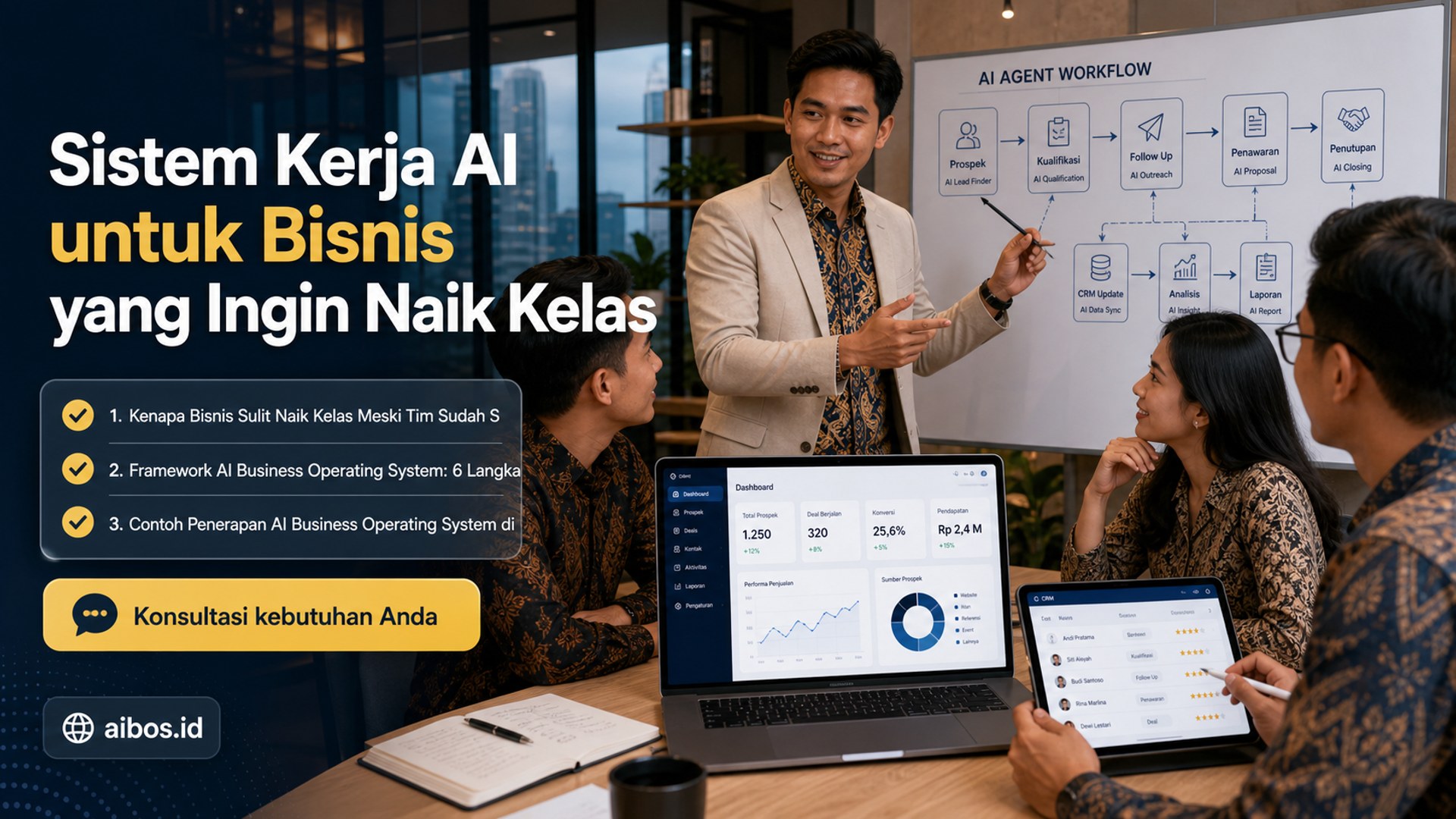 Sistem Kerja AI untuk Bisnis yang Ingin Naik Kelas