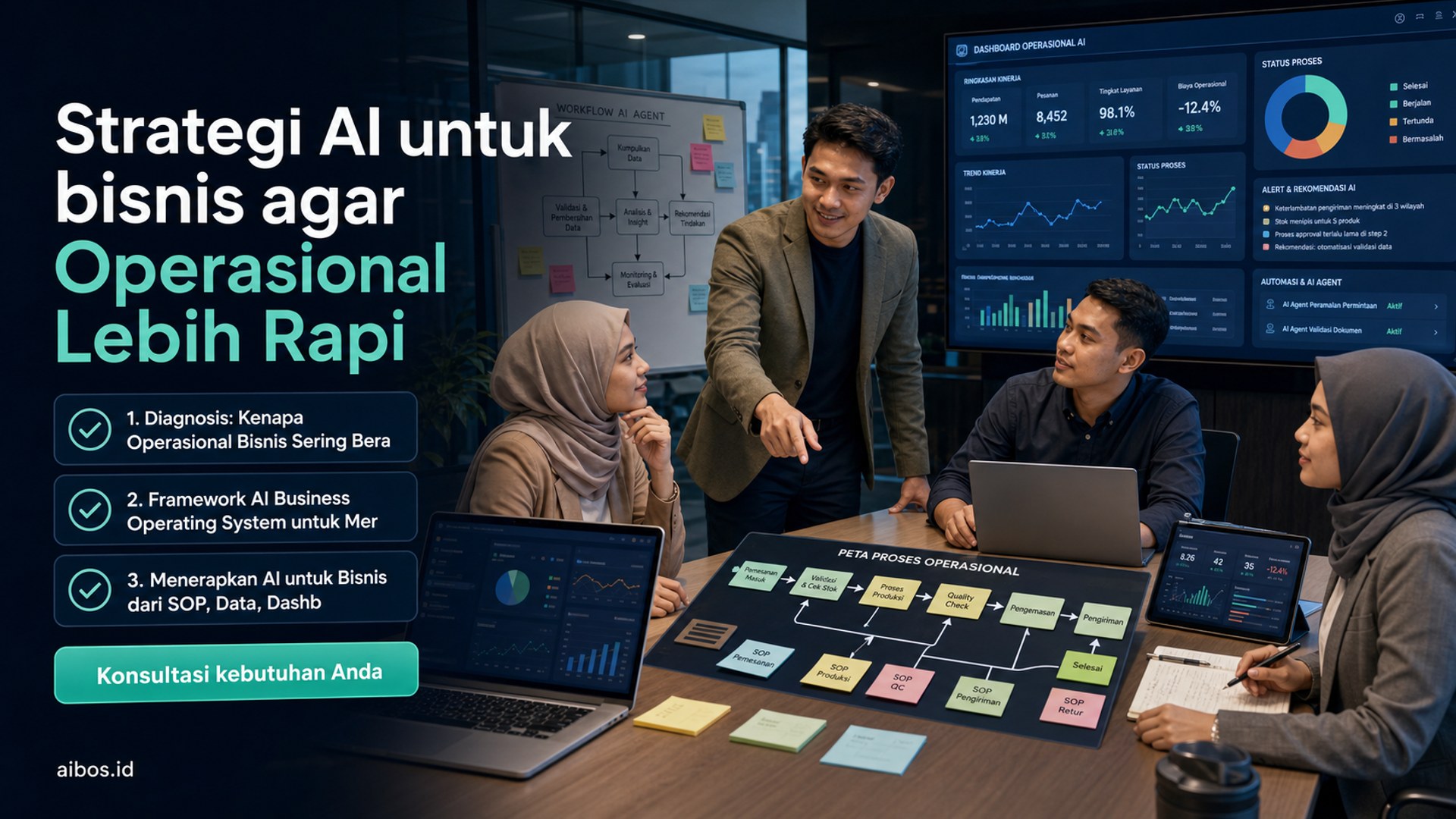 Strategi AI untuk bisnis agar Operasional Lebih Rapi