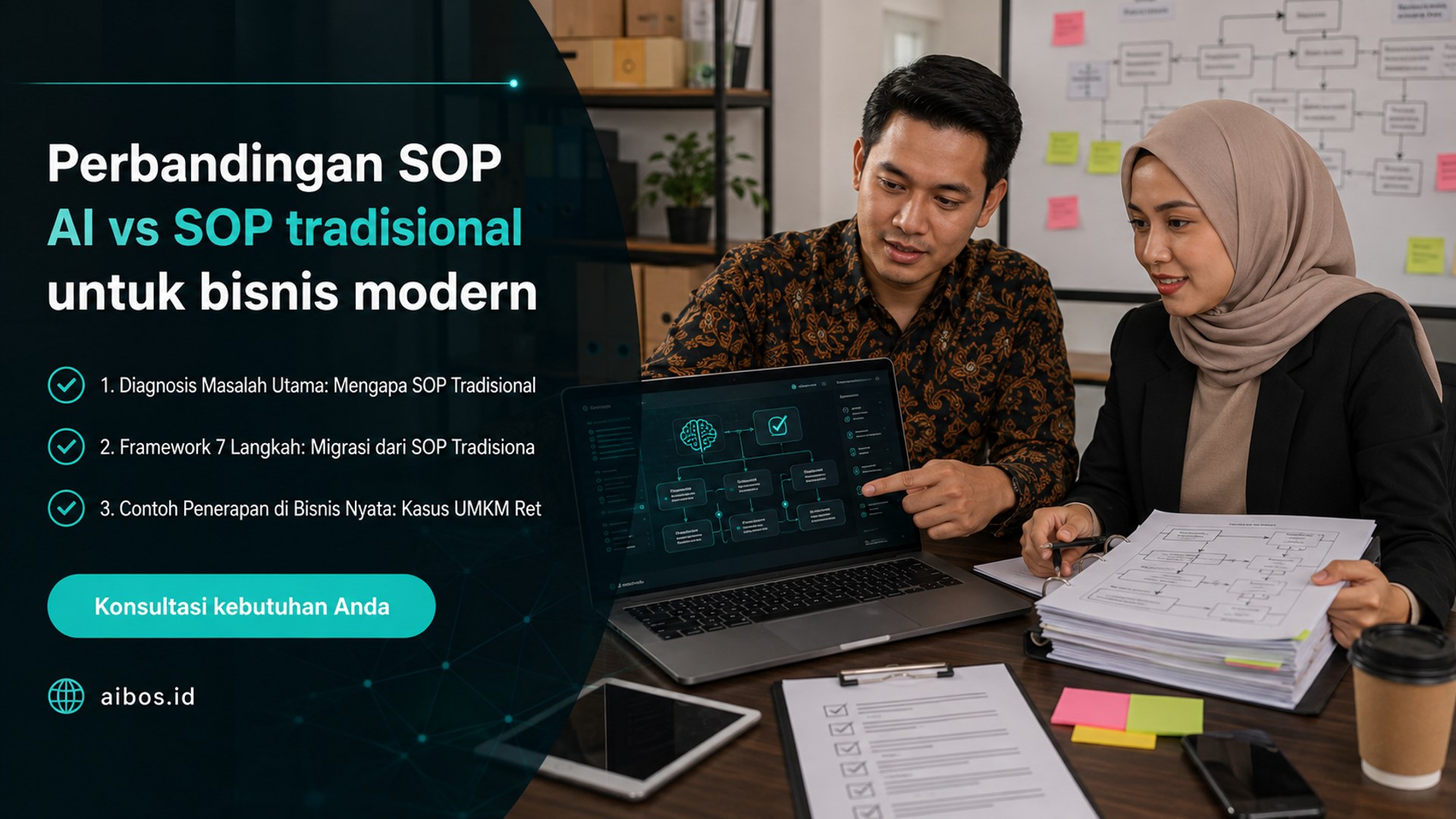 AI untuk bisnis - Perbandingan SOP AI vs SOP tradisional untuk bisnis modern