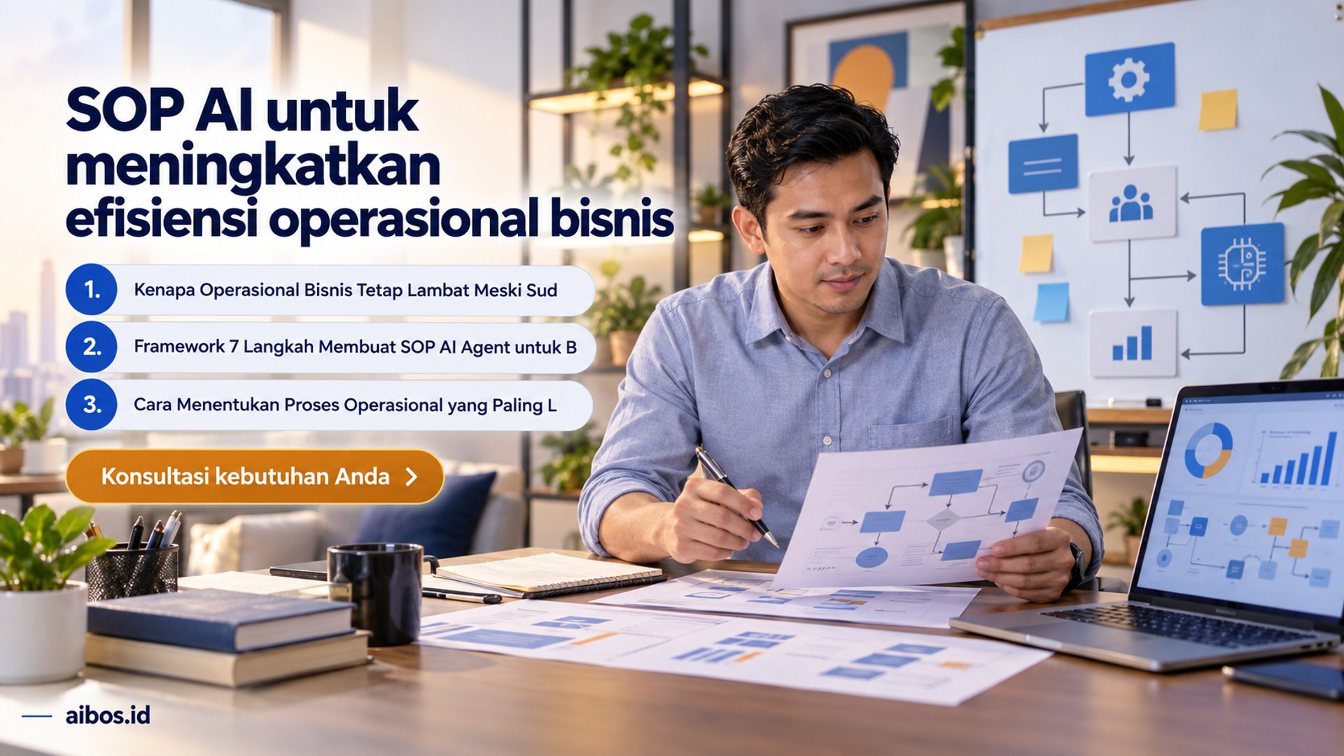 AI untuk bisnis - SOP AI untuk meningkatkan efisiensi operasional bisnis