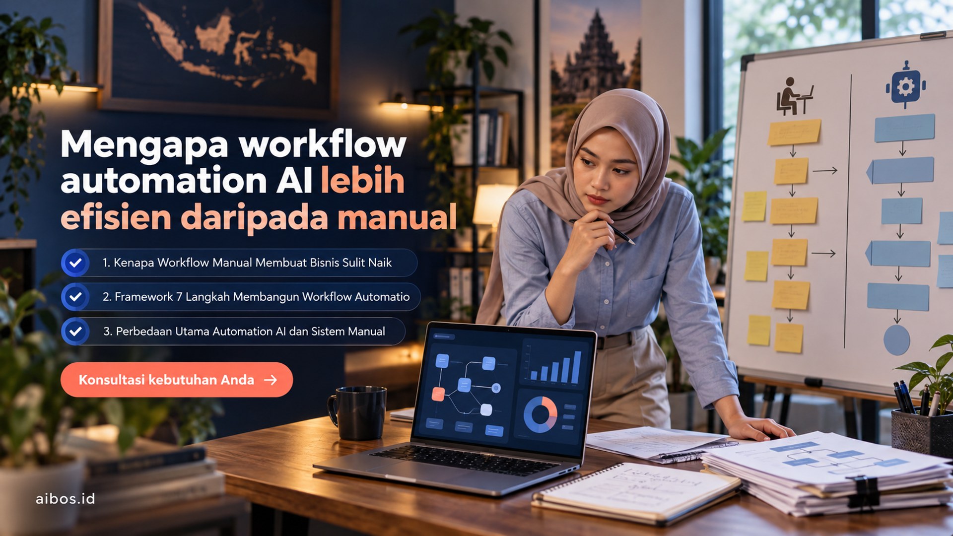 AI untuk bisnis - Mengapa workflow automation AI lebih efisien daripada manual