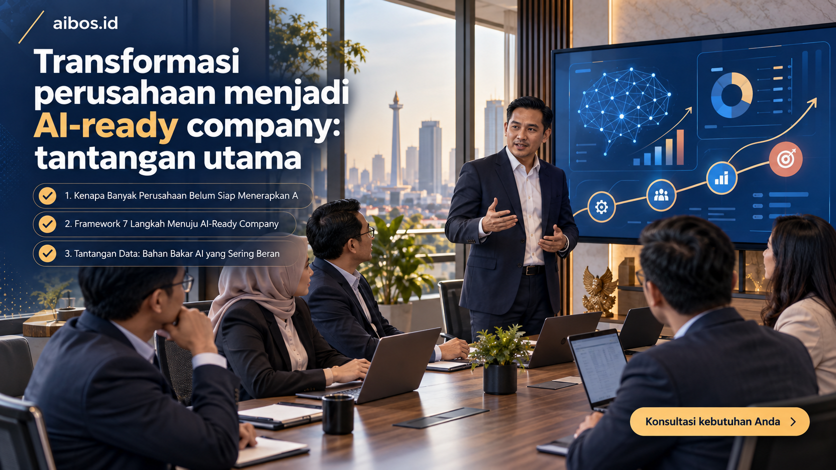 AI untuk bisnis - Transformasi perusahaan menjadi AI-ready company: tantangan utama