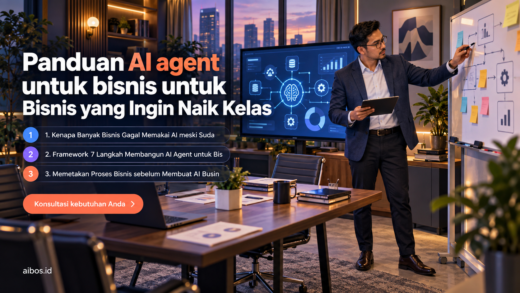 AI untuk bisnis - Panduan AI agent untuk bisnis untuk Bisnis yang Ingin Naik Kelas