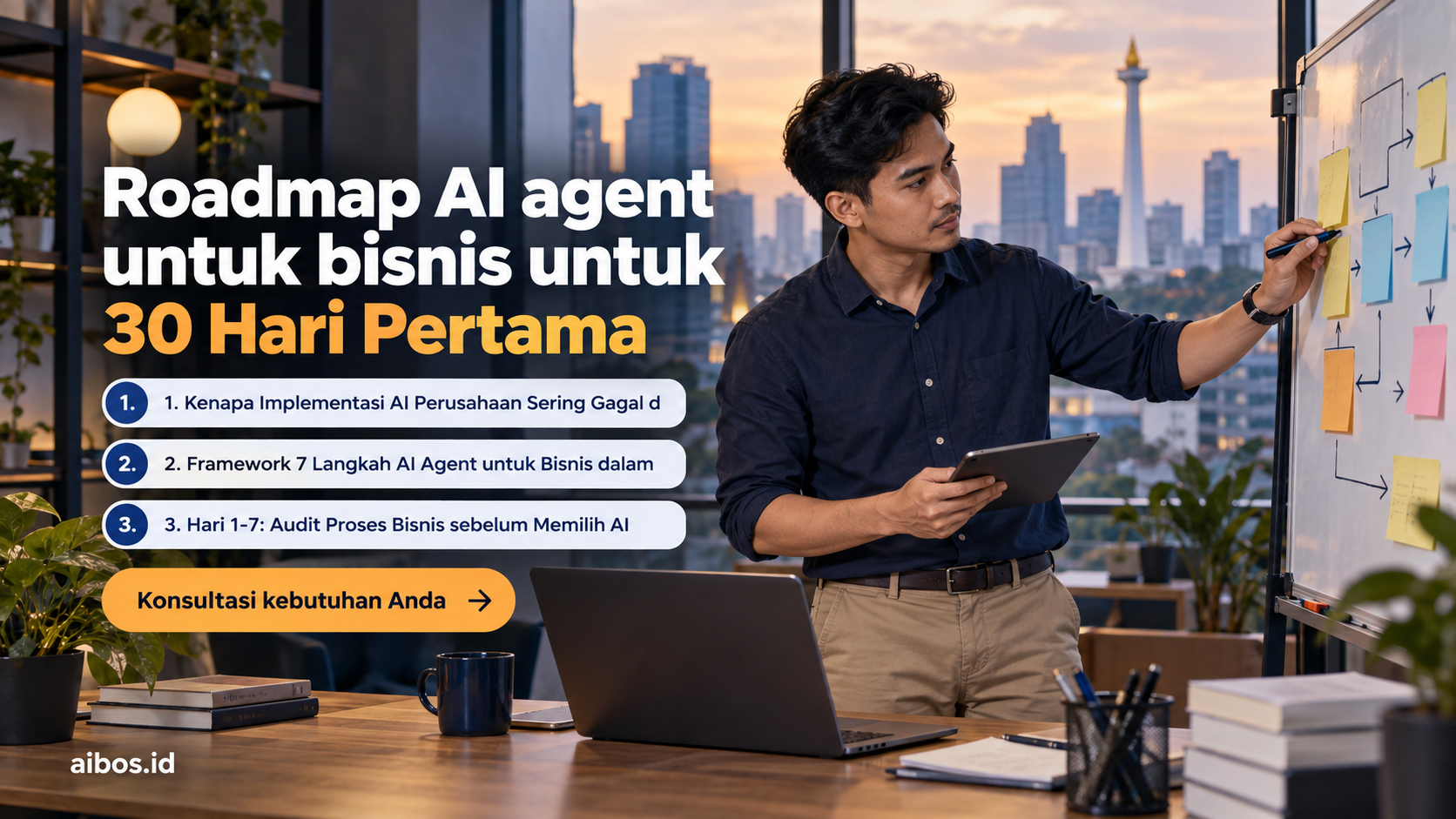 AI untuk bisnis - Roadmap AI agent untuk bisnis untuk 30 Hari Pertama