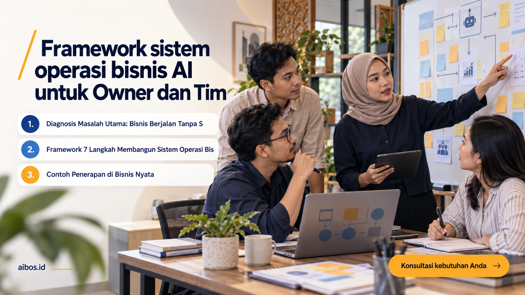 AI untuk bisnis - Framework sistem operasi bisnis AI untuk Owner dan Tim